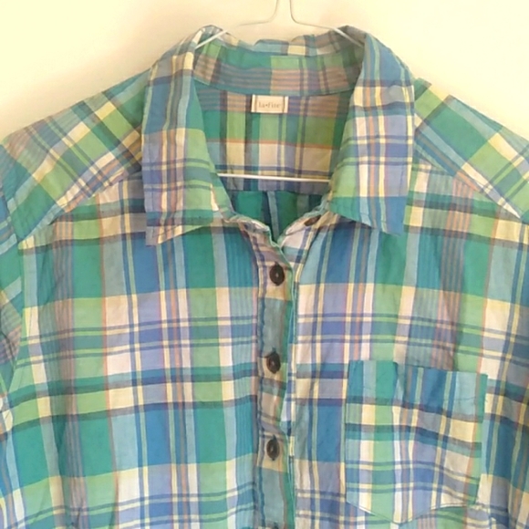 Summer cotton like new top made in Japan - Picture 2 of 10